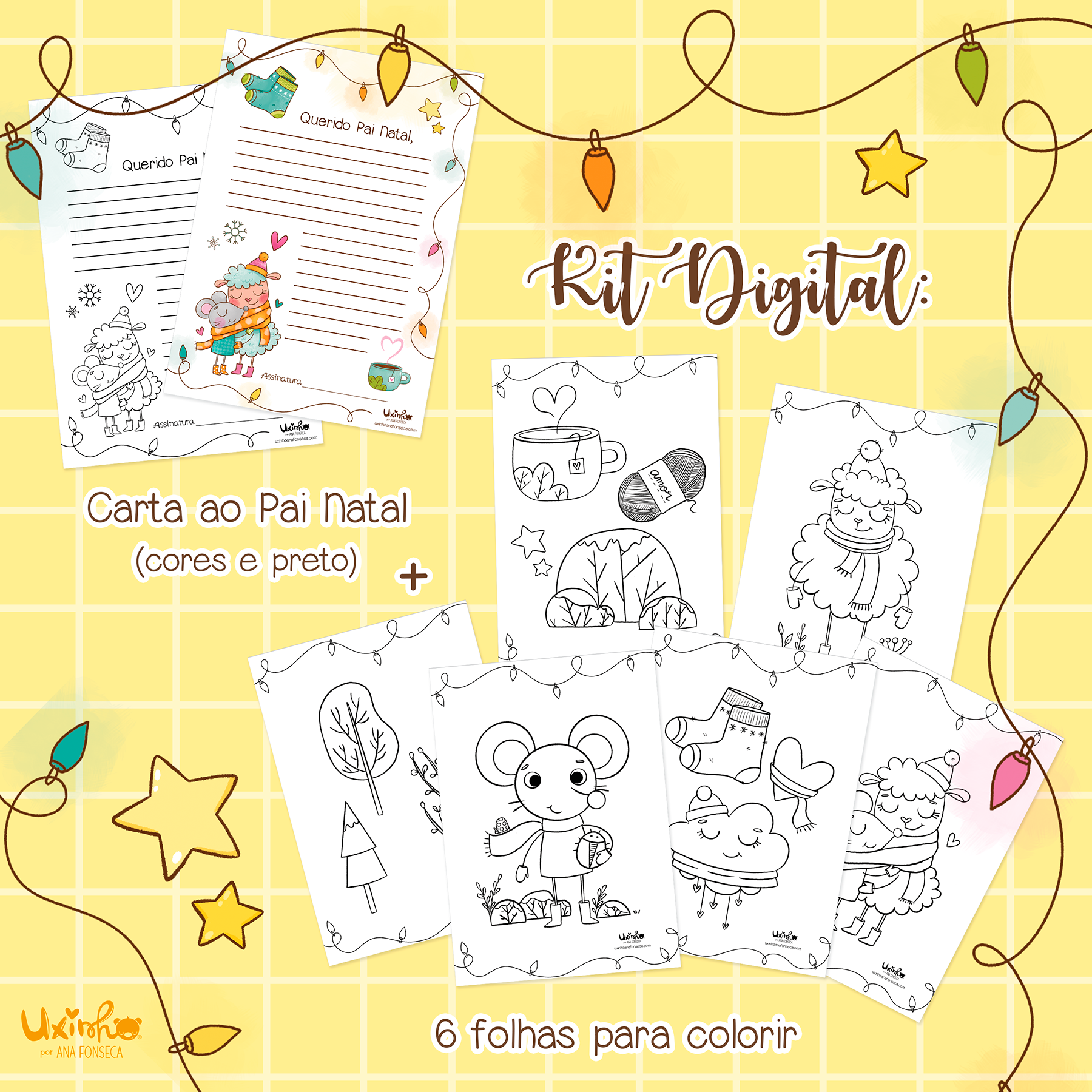 Uxinho por Ana Fonseca - Kit DIGITAL