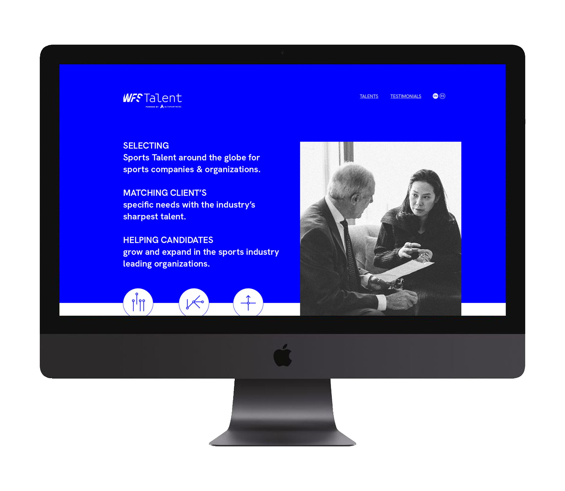 WFS Talent landing page look & feel