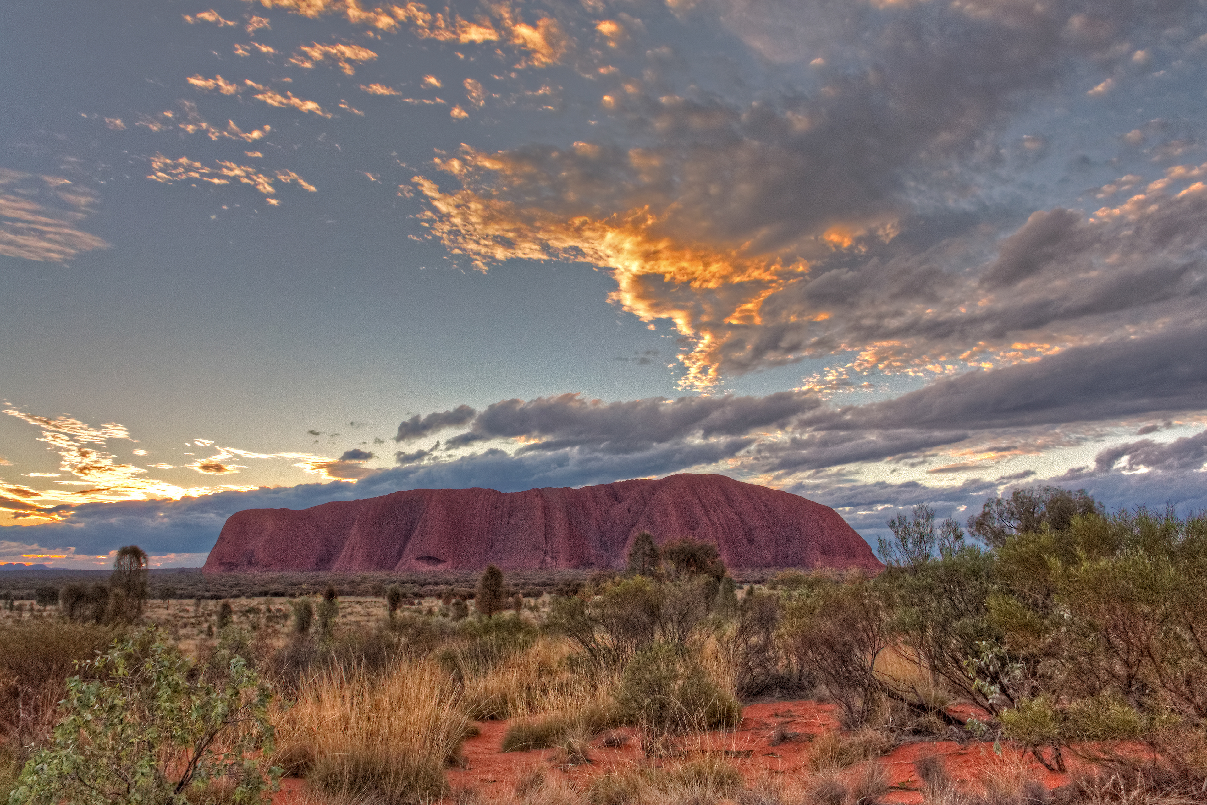 Uluru at Sunset