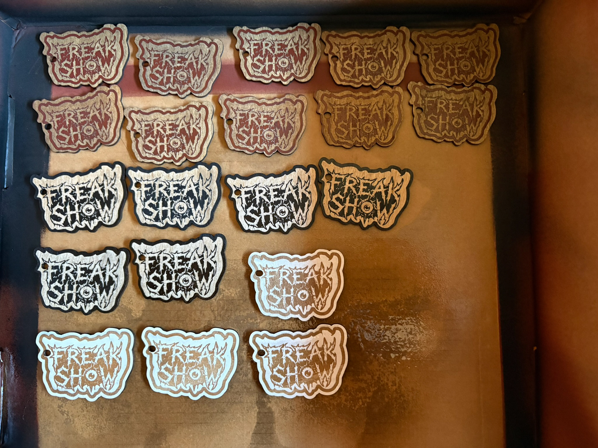 Clothing tags made for a clients clothing brand