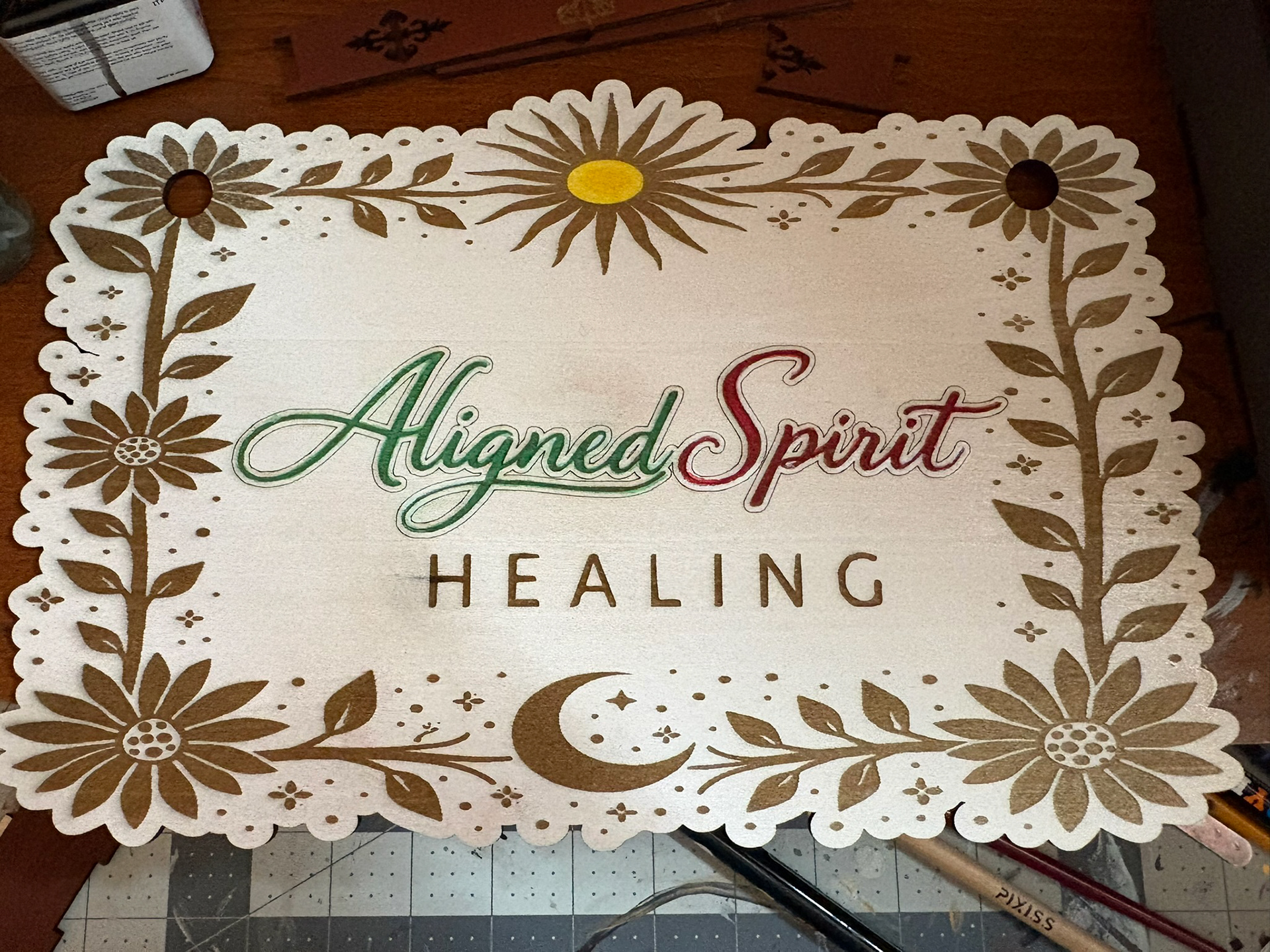 Sign made for a clients business