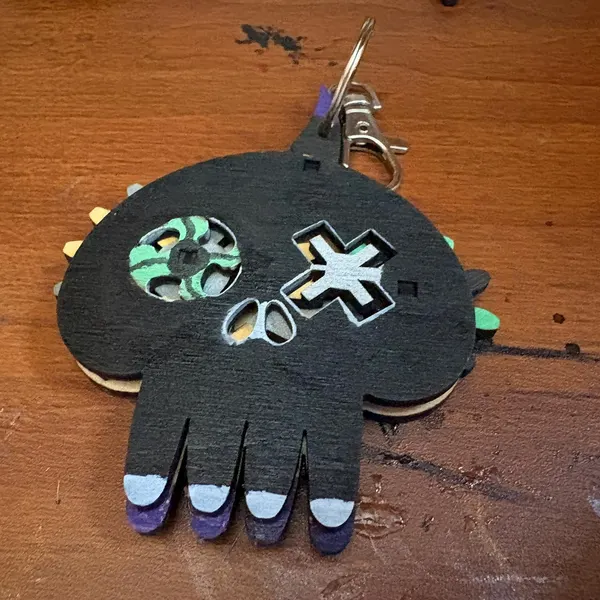 Fidget toy I made for myself. cogs spin