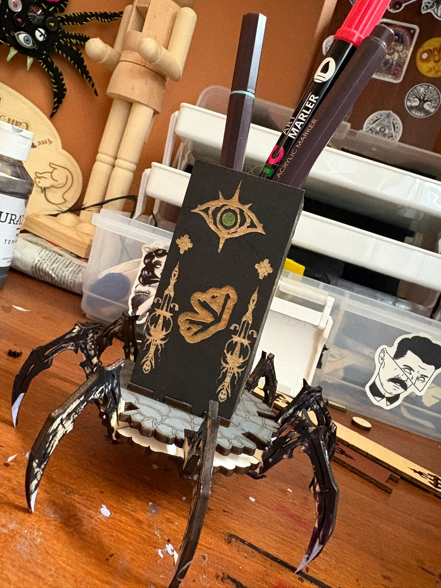 Pen/brush holder!