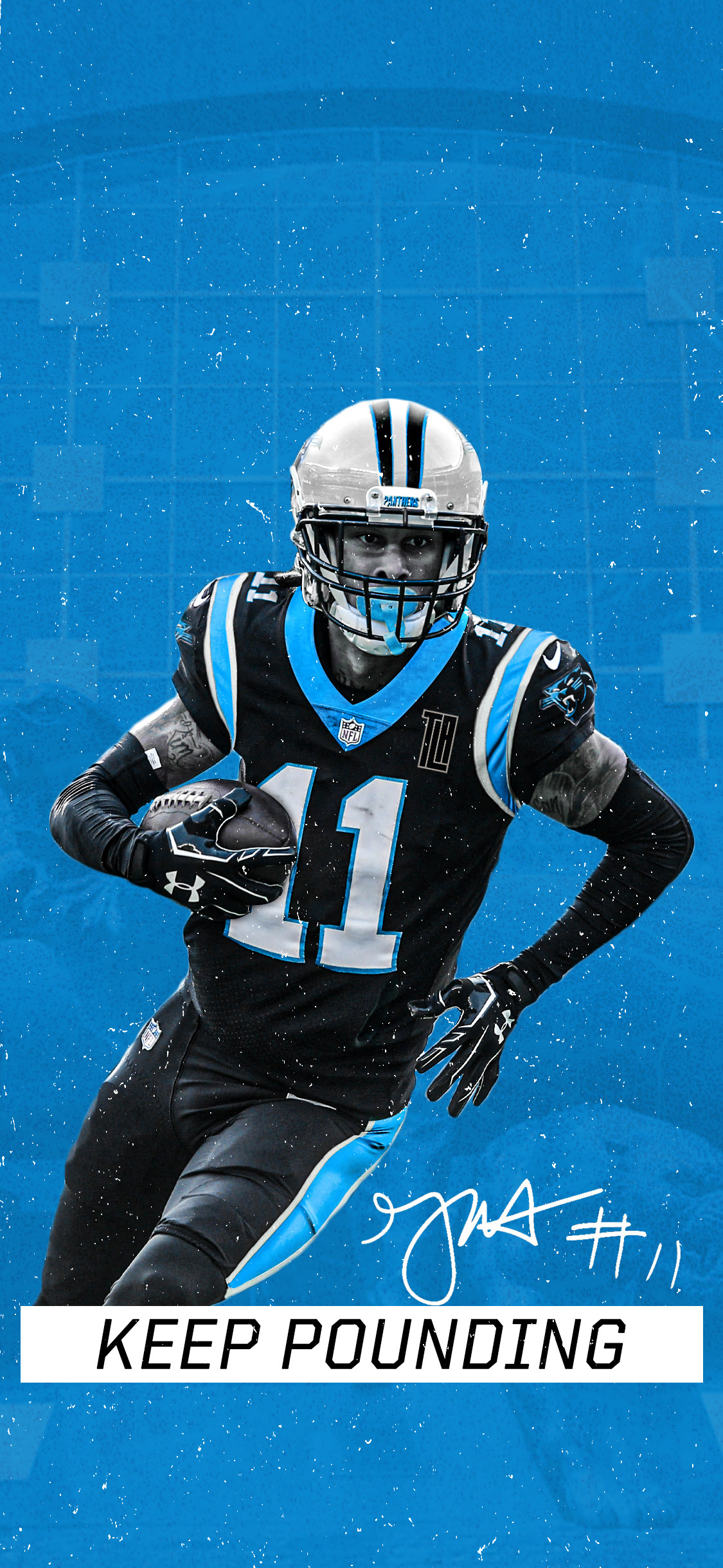 SheaDay Designs on X: Carolina Panthers iPhone Wallpaper @Panthers # Panthers #PanthersNation #KeepPounding  / X