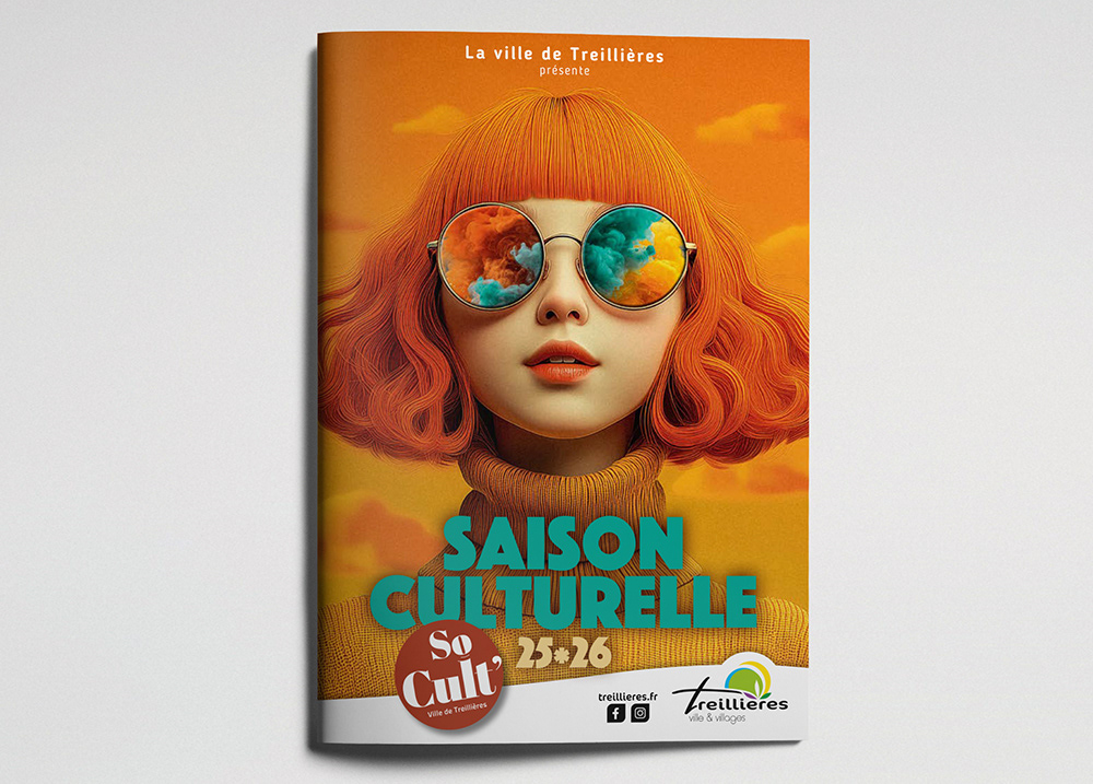 Plaquette culturelle, kakémono, affiche, outils numériques…