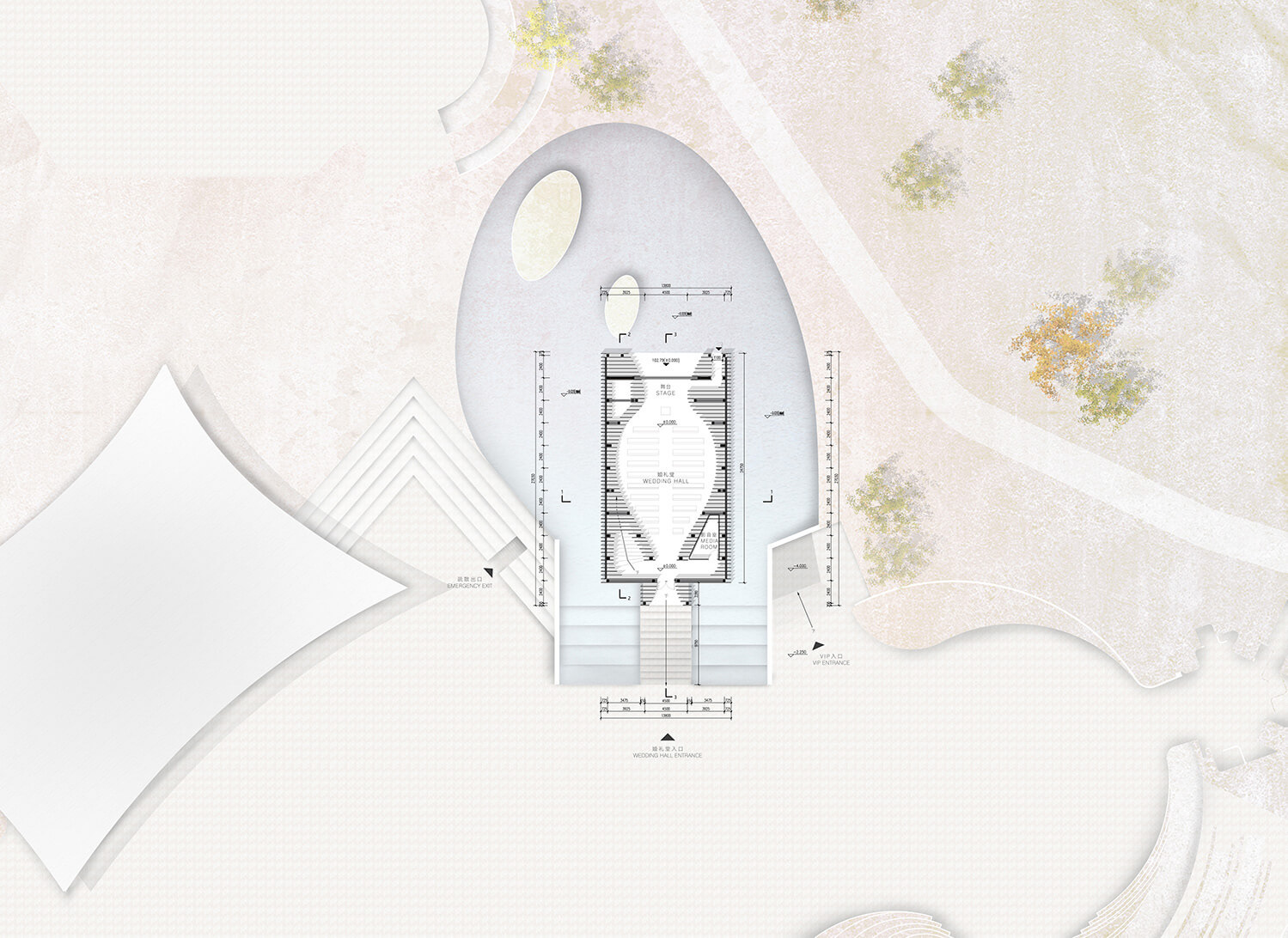Ground Floor Plan - © Büro Ziyu Zhuang