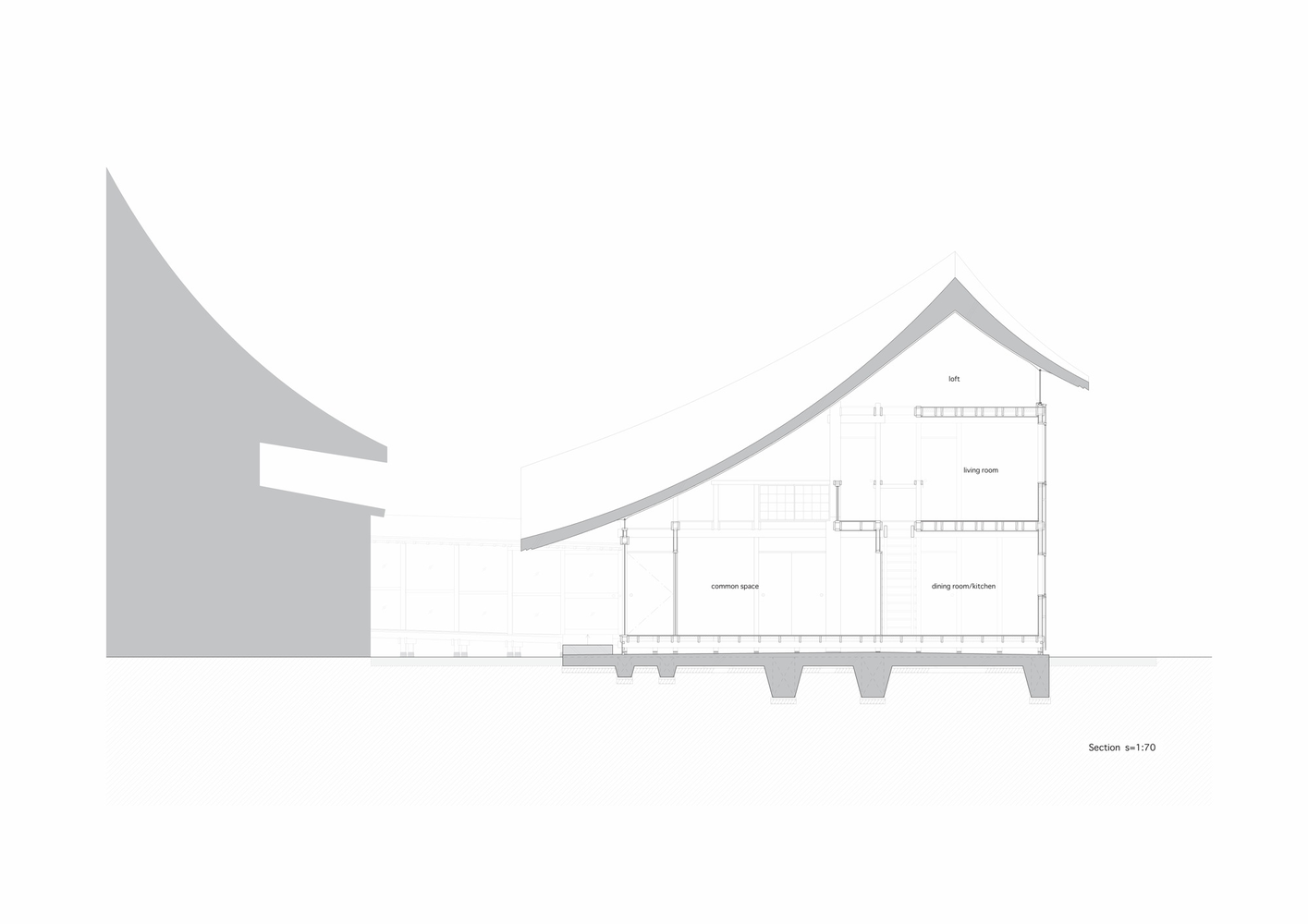 Section - © Katsuhiro Miyamoto & Associates