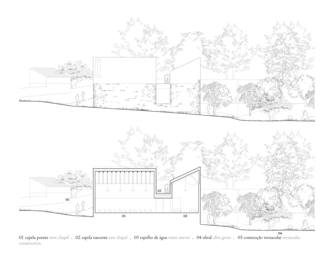 ELEVATION & SECTION - © Mesa Atelier