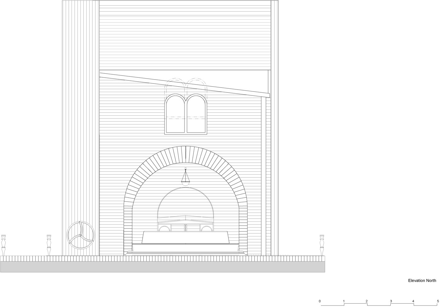 Elevation - © Manuel Herz Architects