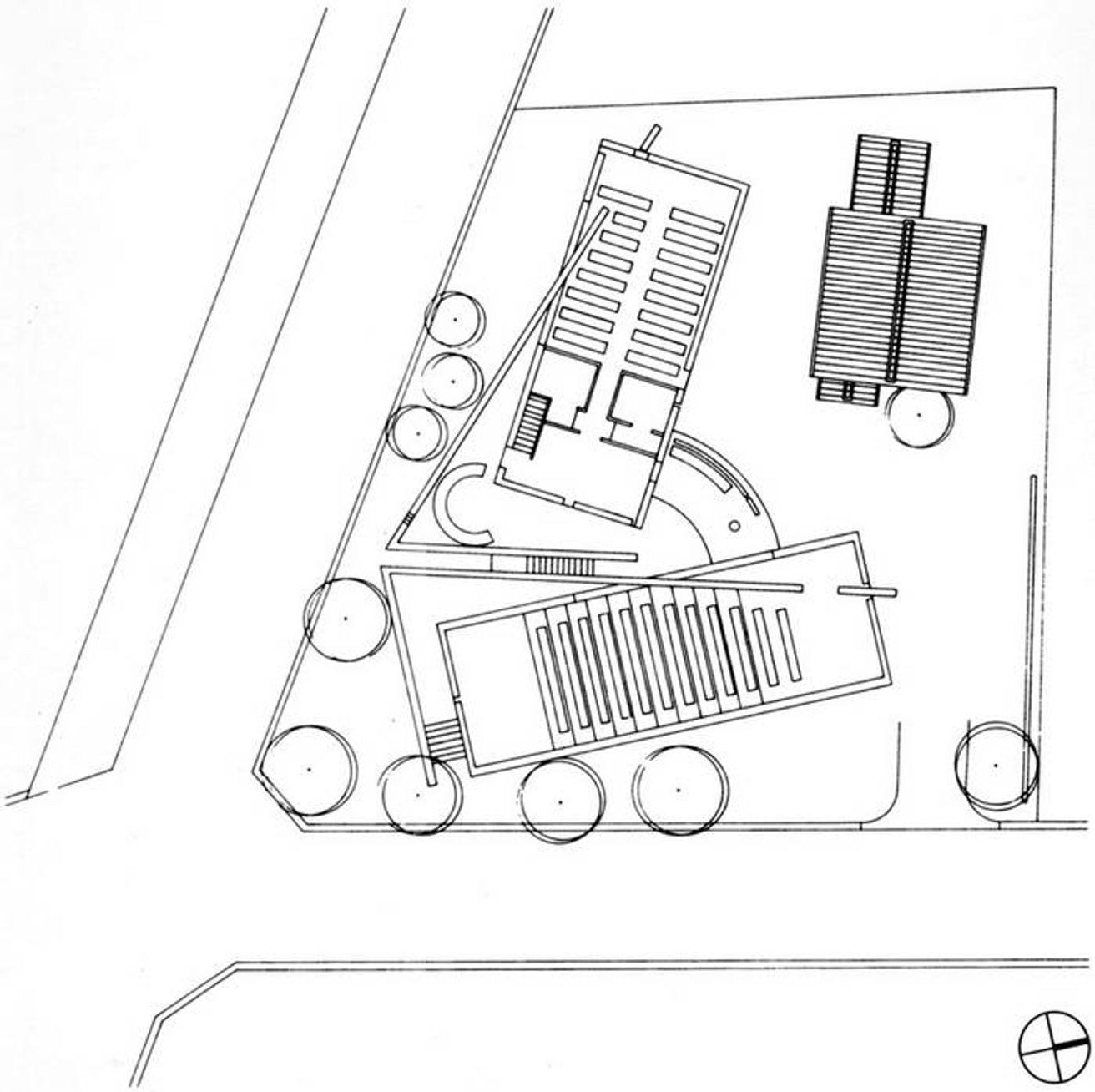 Site Plan - © Tadao Ando