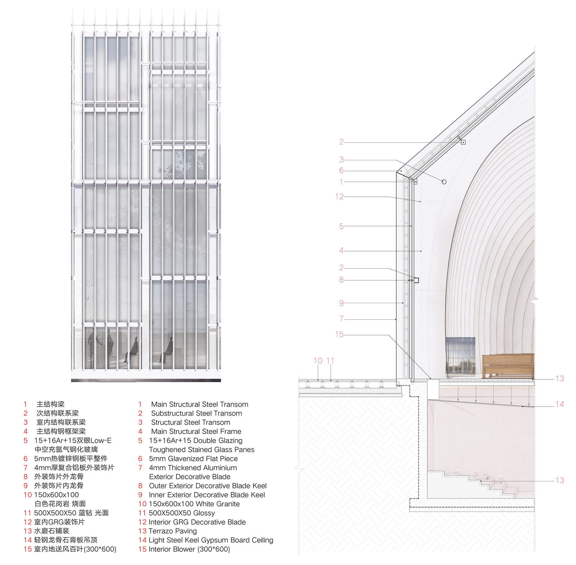 Facade Detail - © Büro Ziyu Zhuang