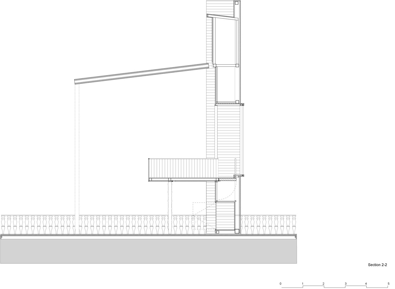 Section - © Manuel Herz Architects