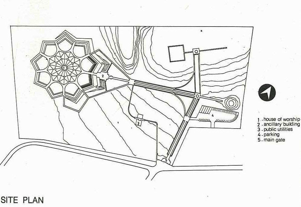 SITE PLAN - © Fariborz Sahba