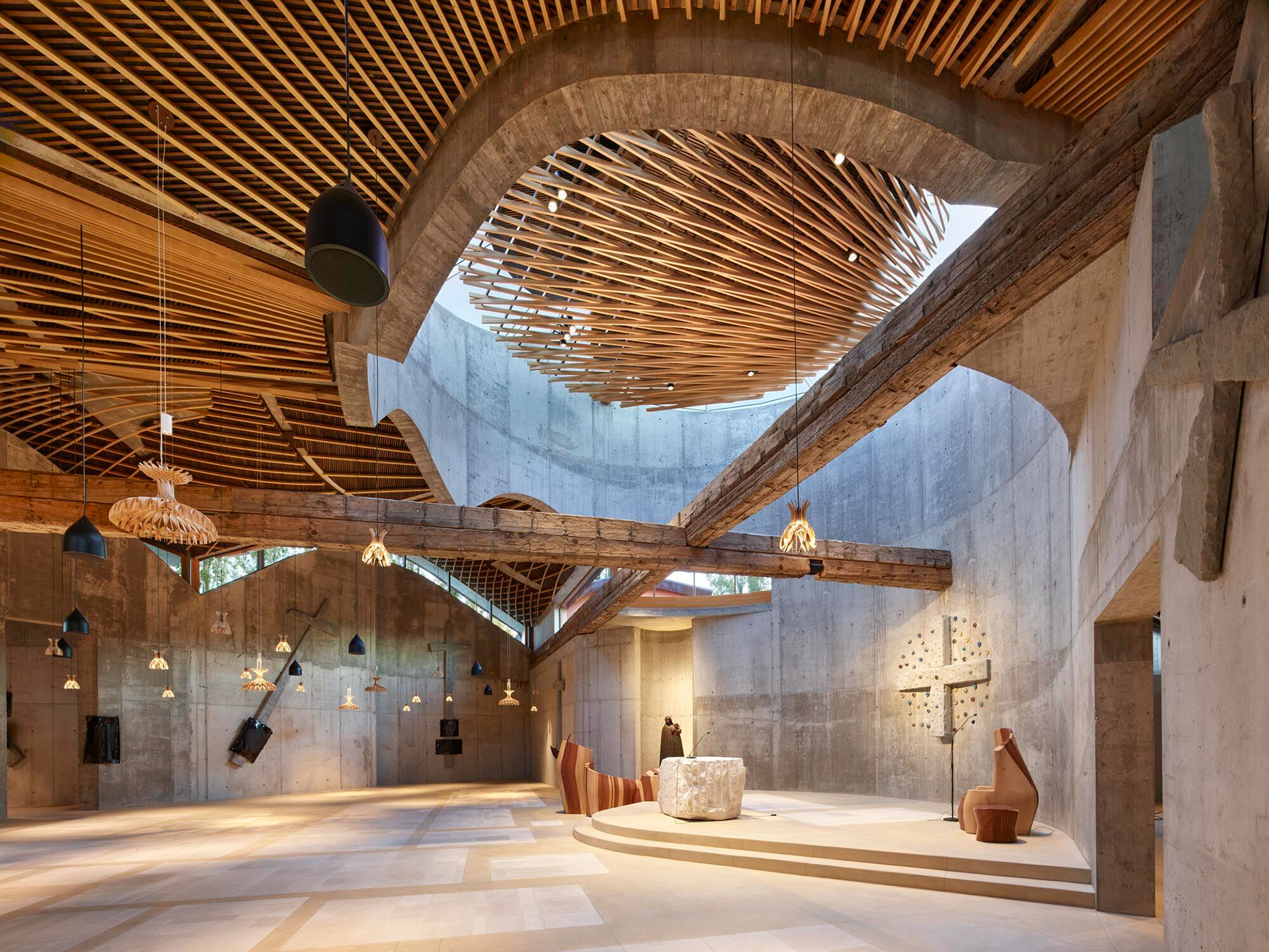 Church Interior - Photography: © Roland Halbe