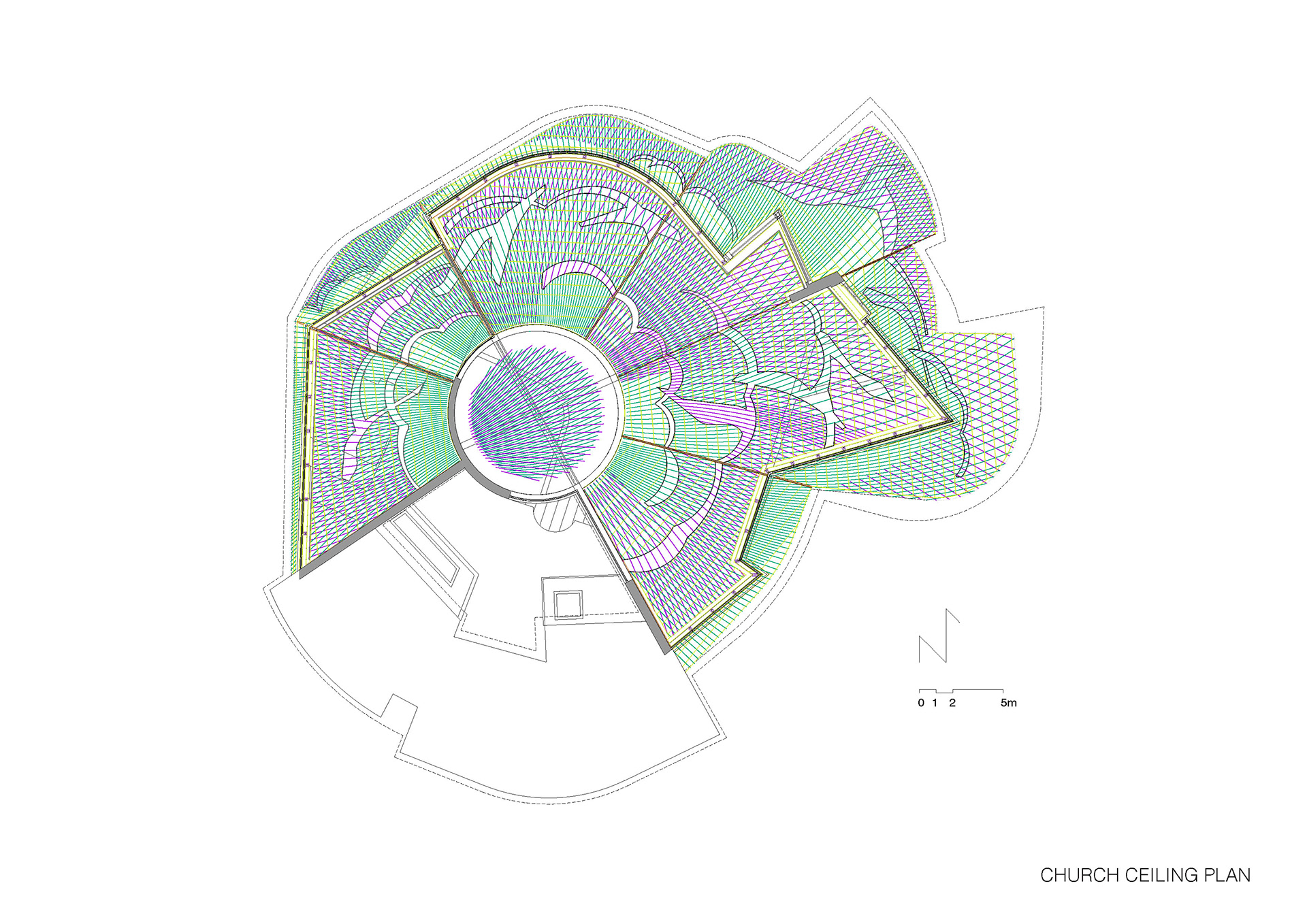 Acoustic Ceiling Plan - © Miralles Tagliabue EMBT