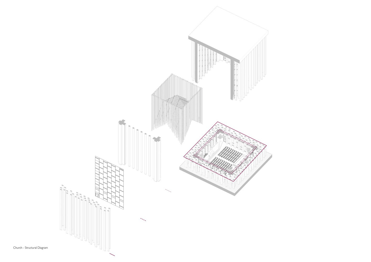 Church Structural Diagram - © Adjaye Associates