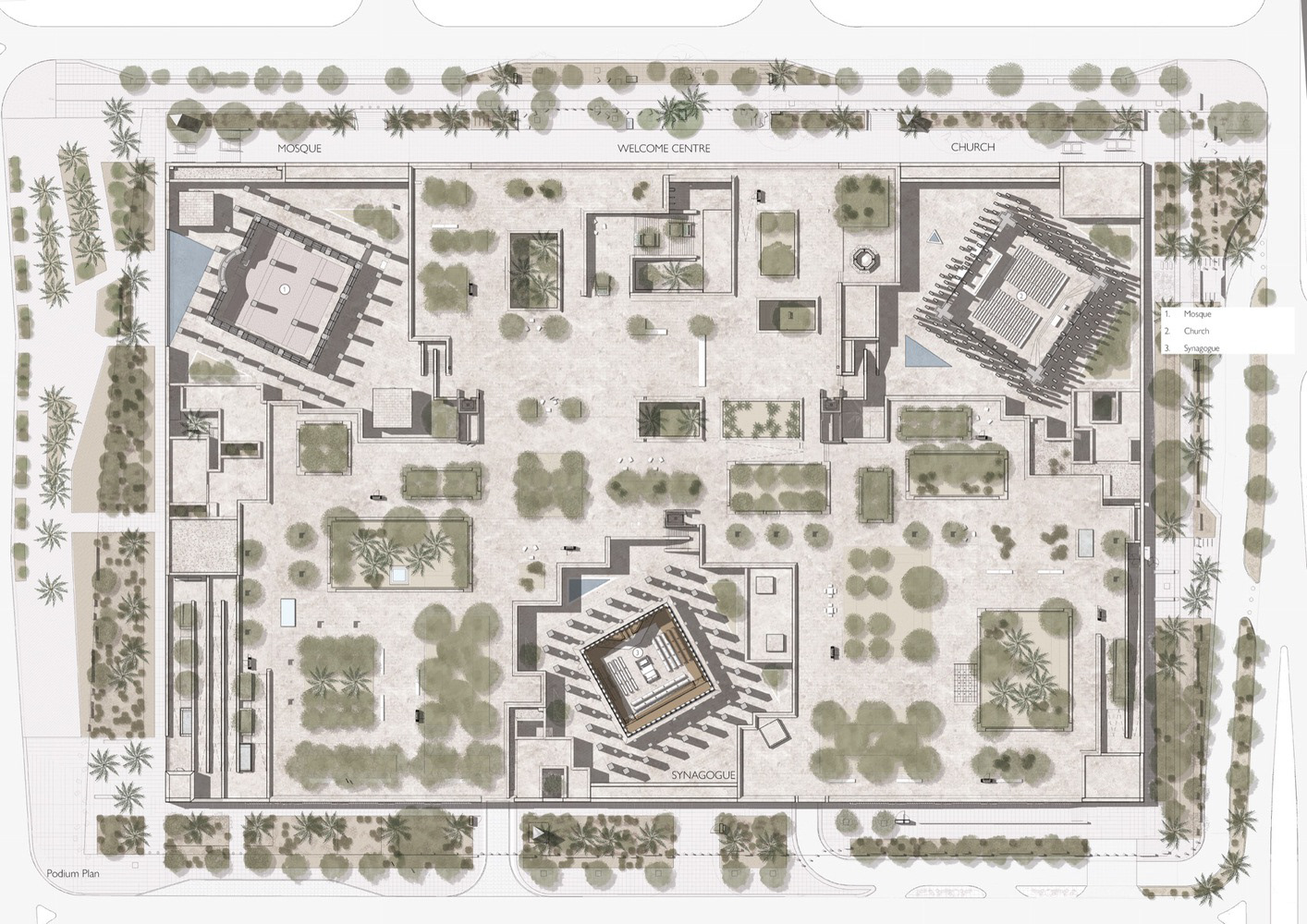 Platform Floor Plan - © Adjaye Associates