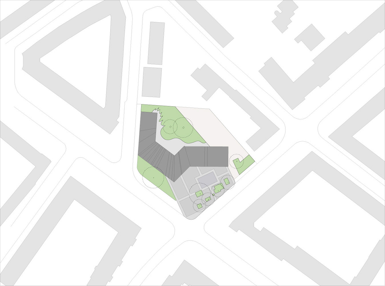 Site Plan - © Manuel Herz Architects