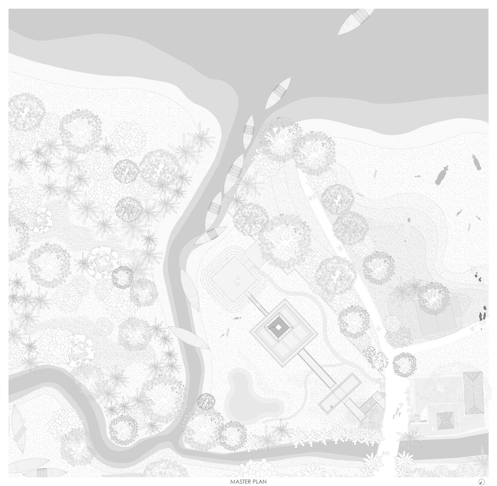 Site Plan - © Abin Design Studio