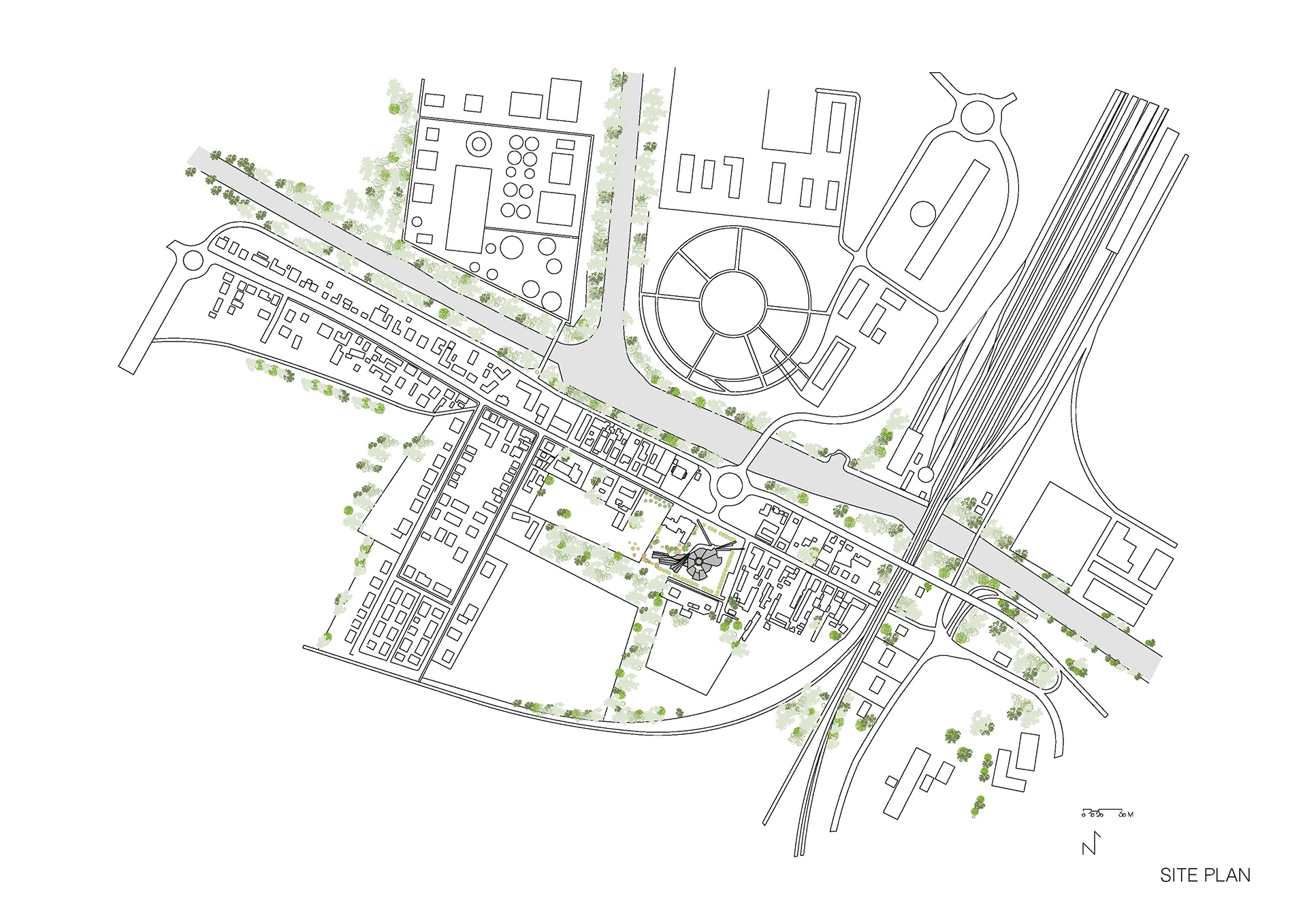 Site Plan - © Miralles Tagliabue EMBT