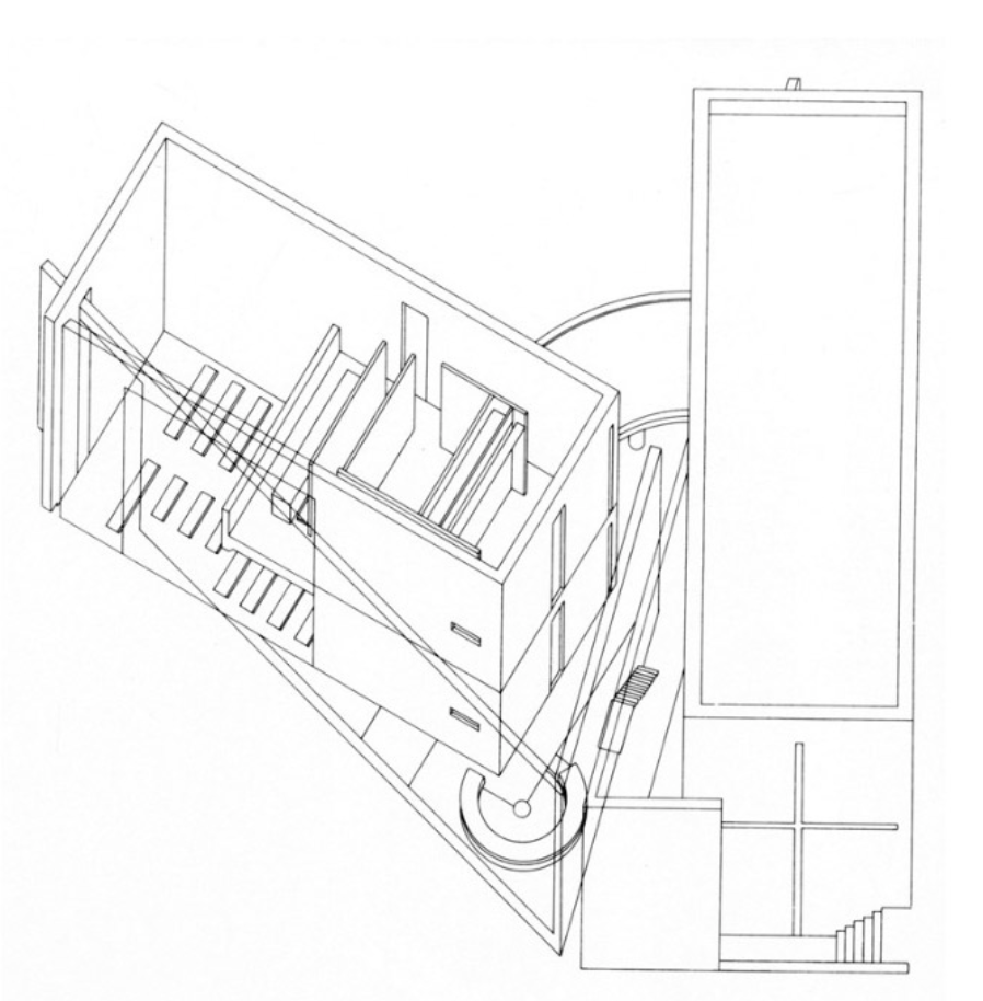 Axonometric View - © Tadao Ando