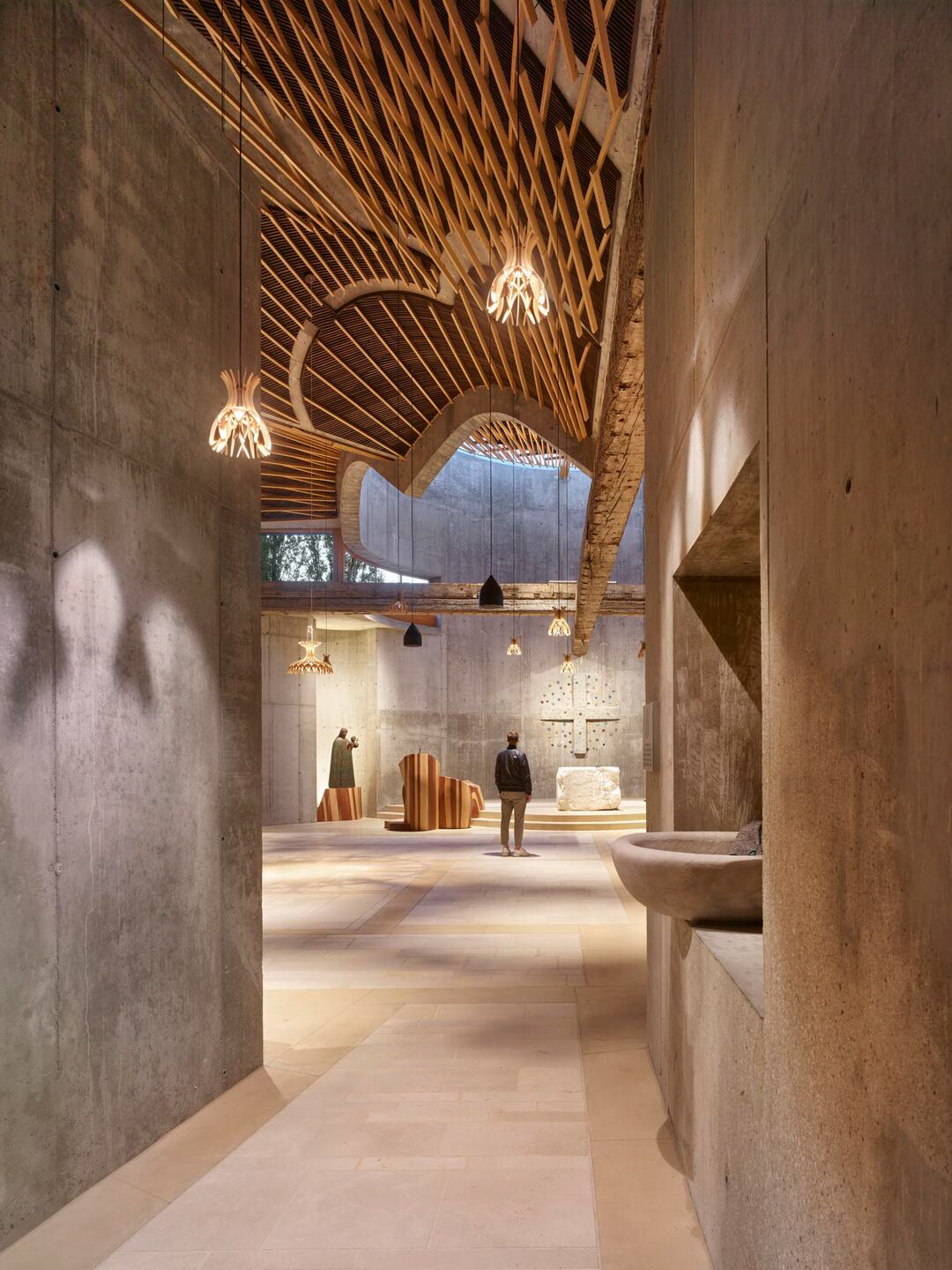Church Interior - Photography: © Roland Halbe
