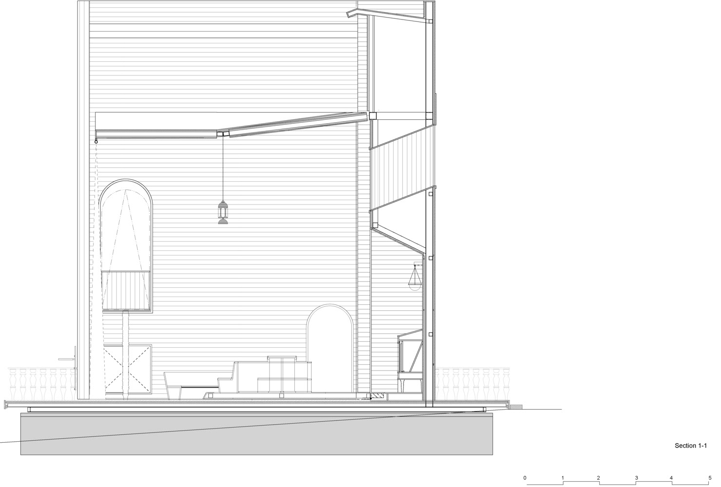 Section - © Manuel Herz Architects