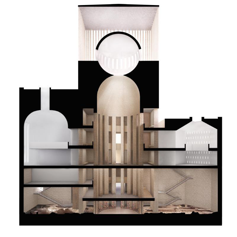 Section Perspective - © KUEHN MALVEZZI