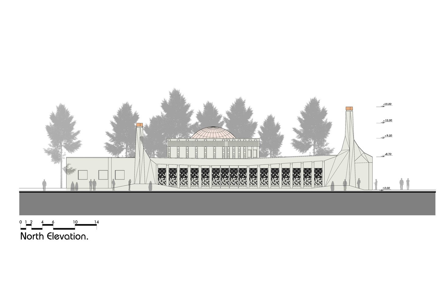 Elevation - © Paya Payrang Architectural Group
