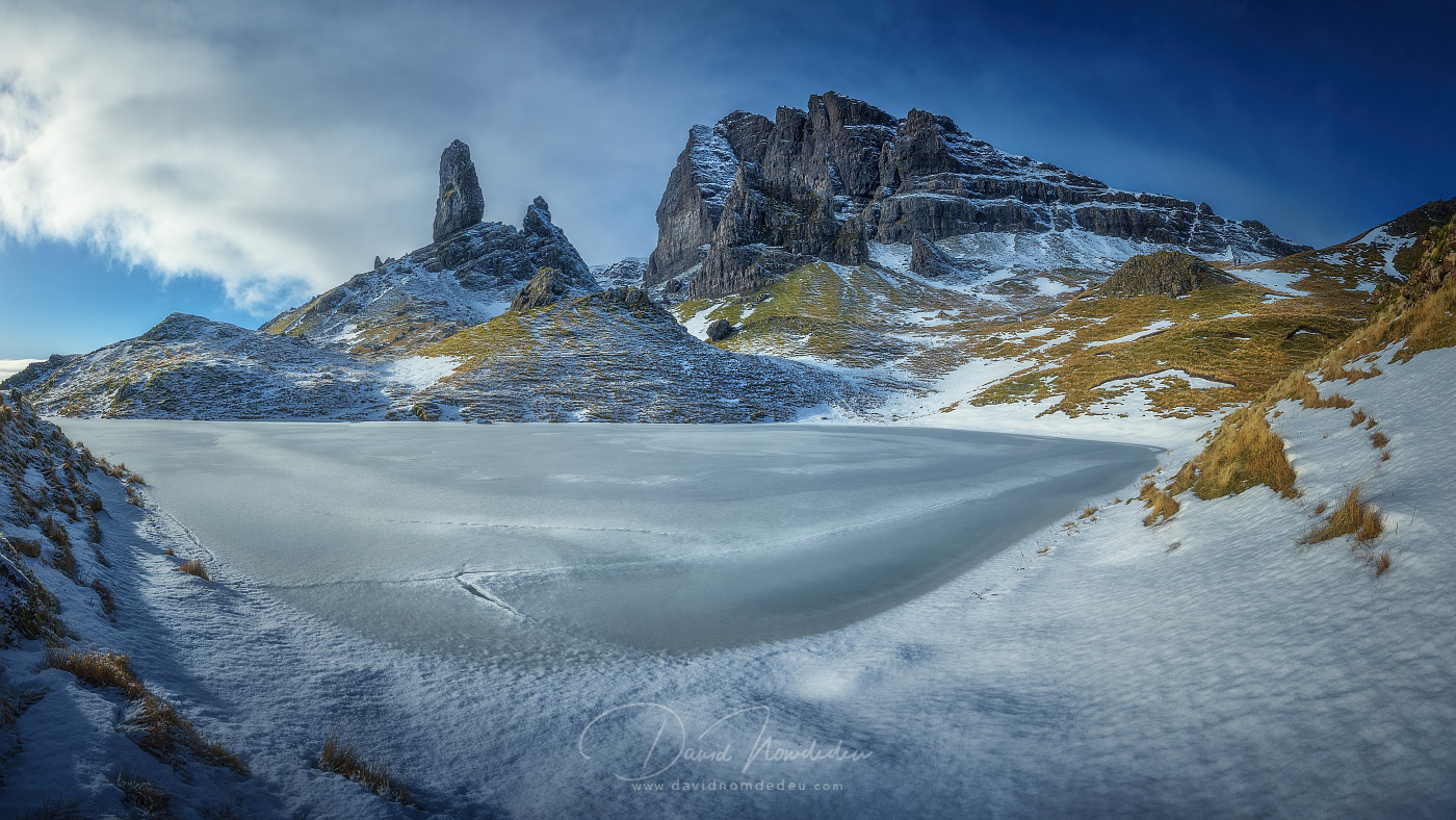Ice in Old Man of Storr