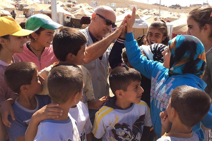 Amazing Syrian refugee children in Northern Iraq during my first field visit. An experience that taught me the importance of connecting openly, even by something as simple as not wearing sunglasses!