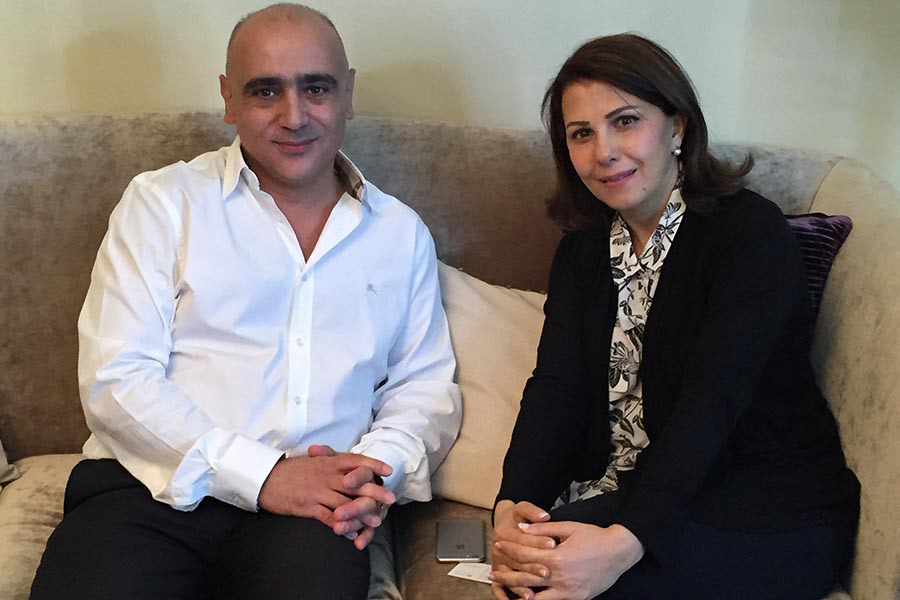 Majida Al Roumi during her preparations for a concert in Jordan