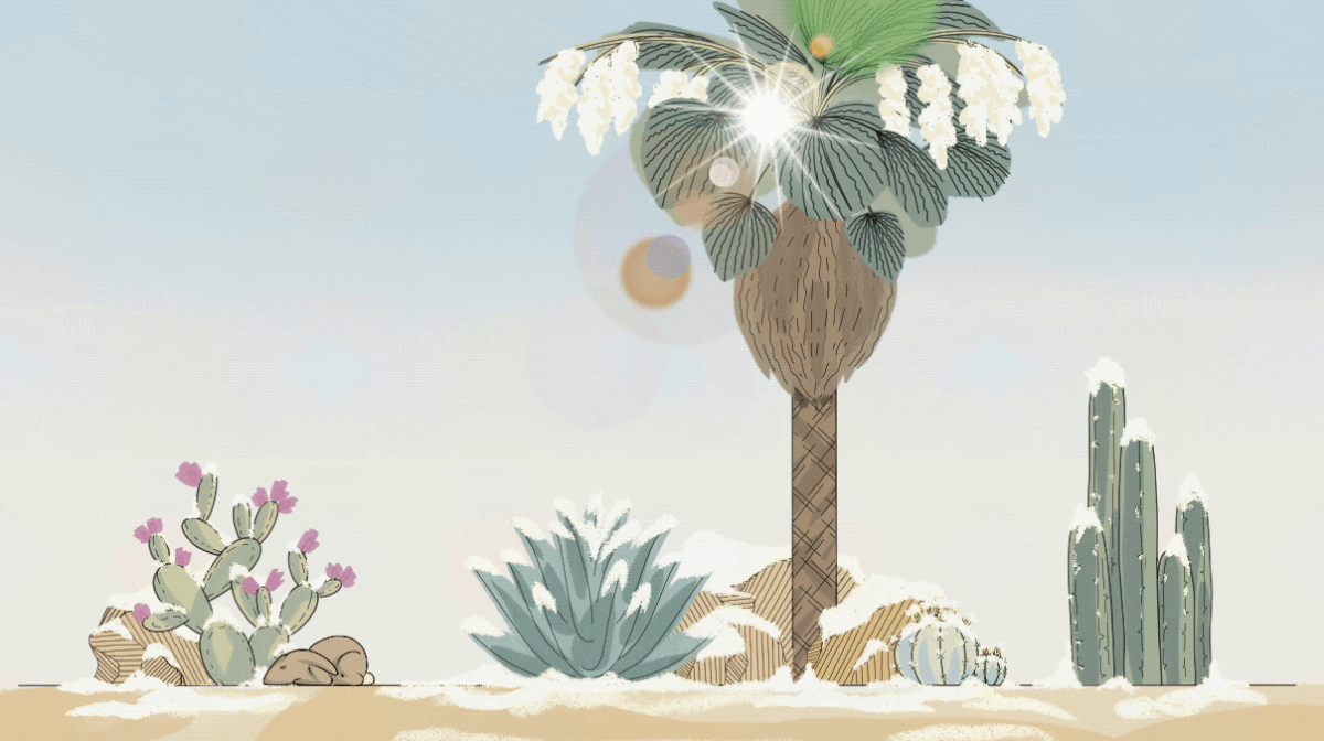 Animated frame by frame in Procreate.