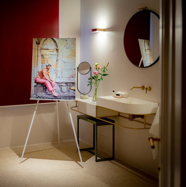 Photographic prints at launch event