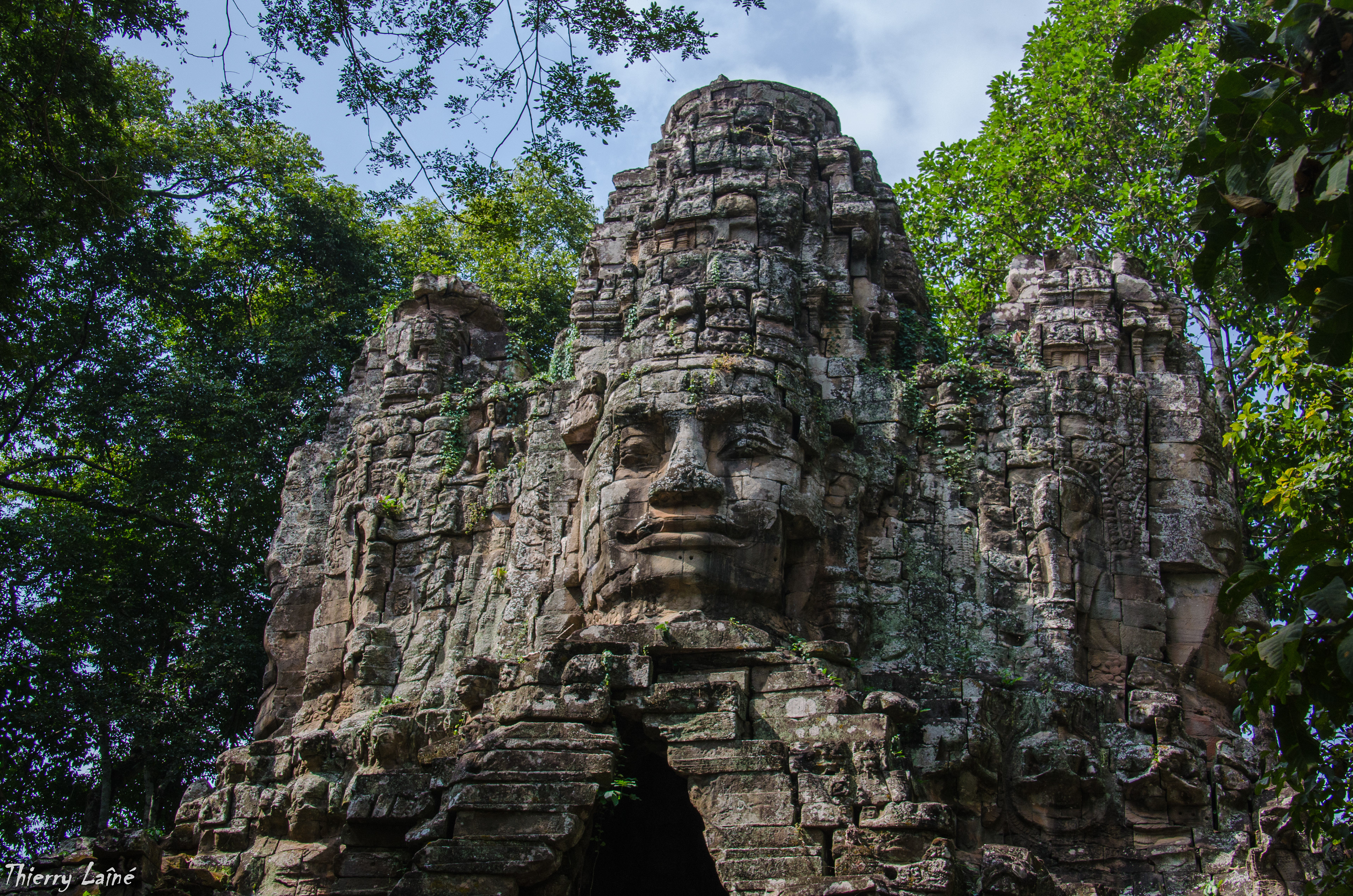 Porte sud d'Angkor Thom - Siem Reap - Cambodge 2013