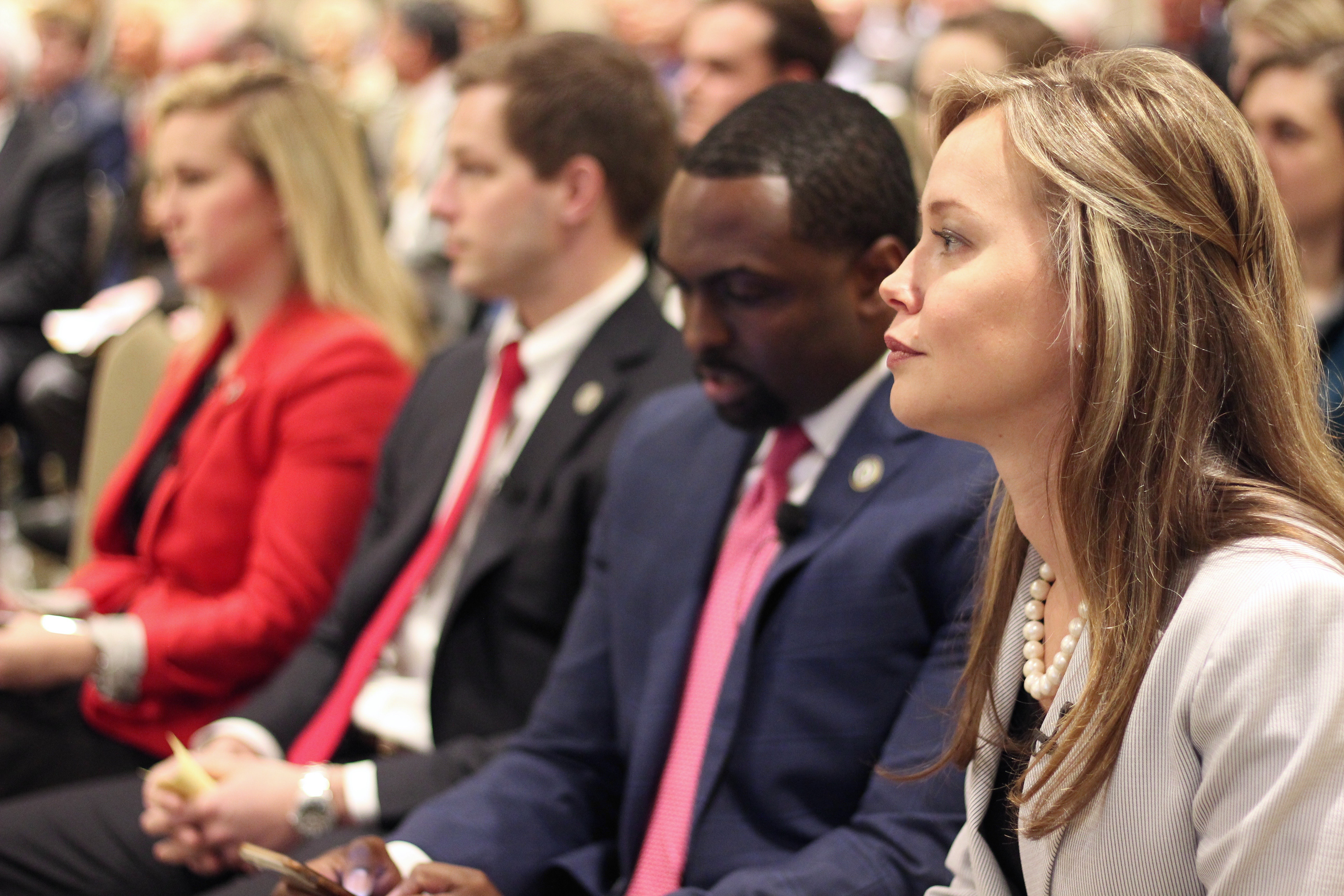 (From L to R): Rep. Julie Emerson, Rep. John Stefanski, Rep. Ted James, Rep. Helena Moreno