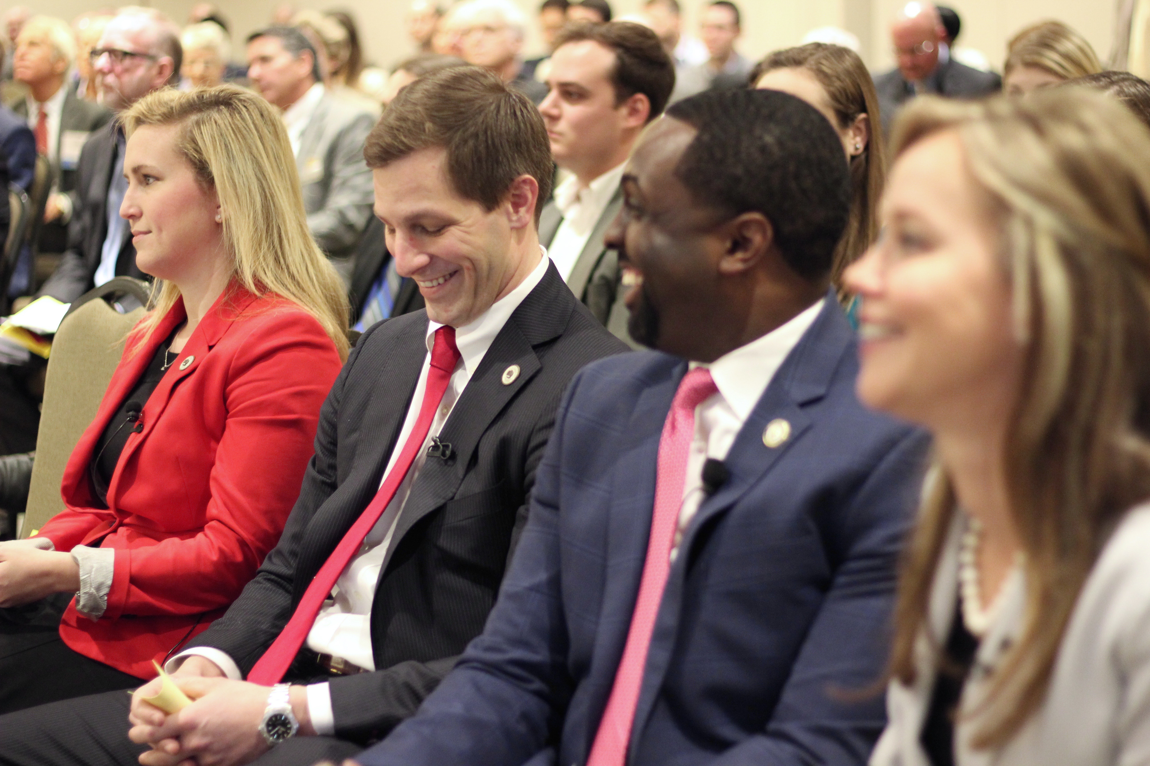 (From L to R): Rep. Julie Emerson, Rep. John Stefanski, Rep. Ted James, Rep. Helena Moreno