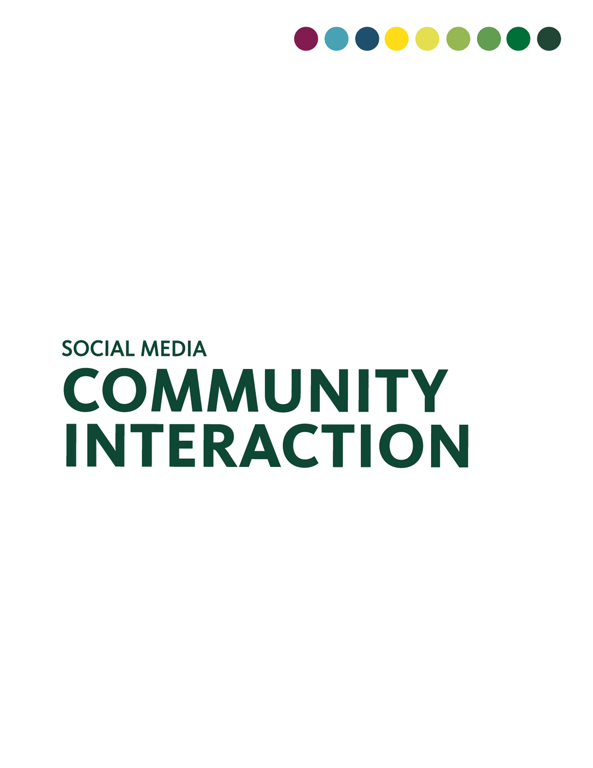 Community Interaction Standards