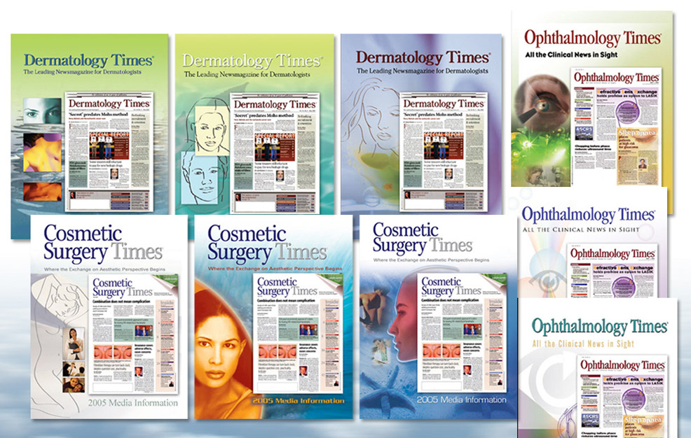 Medical and Industry Promotion: newsletter design, layout, art /line art, logos