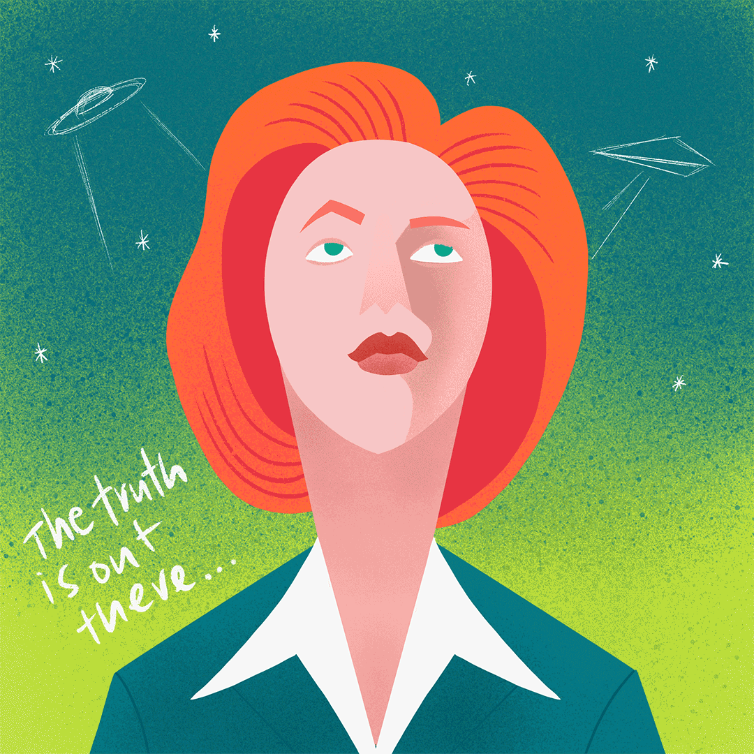 Scully. Fun with Faces challenge piece.