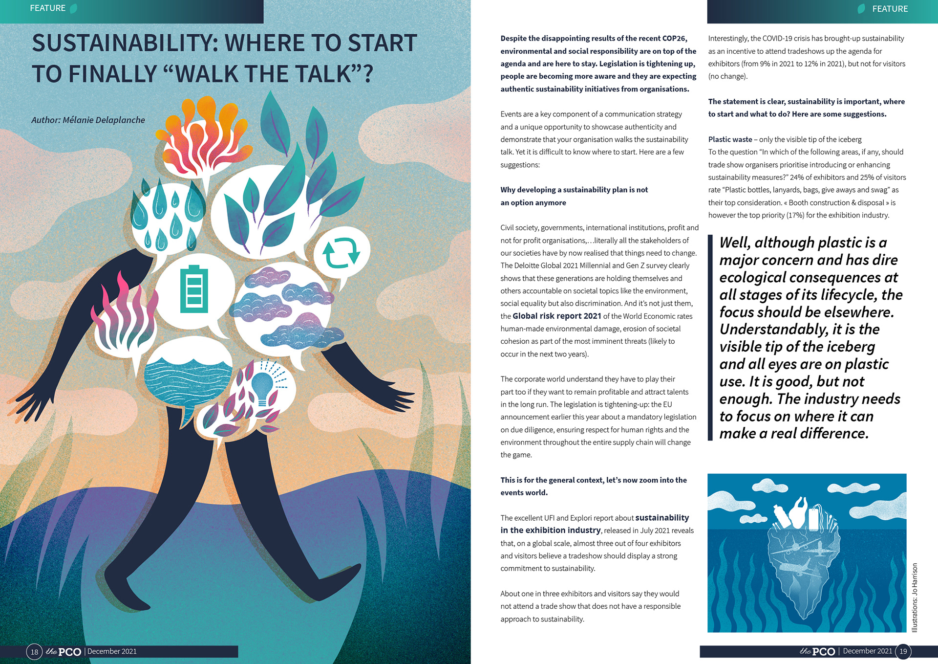 Sustainability issue feature
