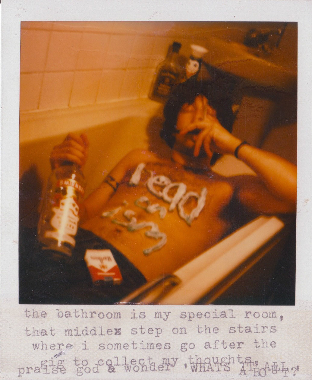Polaroid narrative taken one drunken night in Brighton with Ewen Spencer