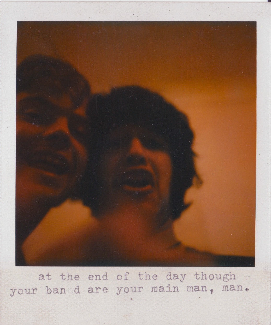 Polaroid narrative taken one drunken night in Brighton with Ewen Spencer