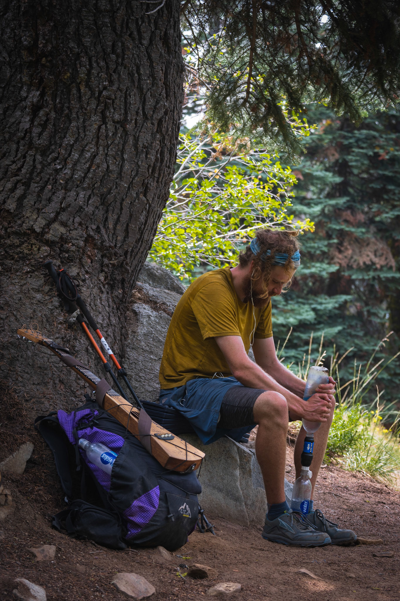 Cheese Slice Filtering Water