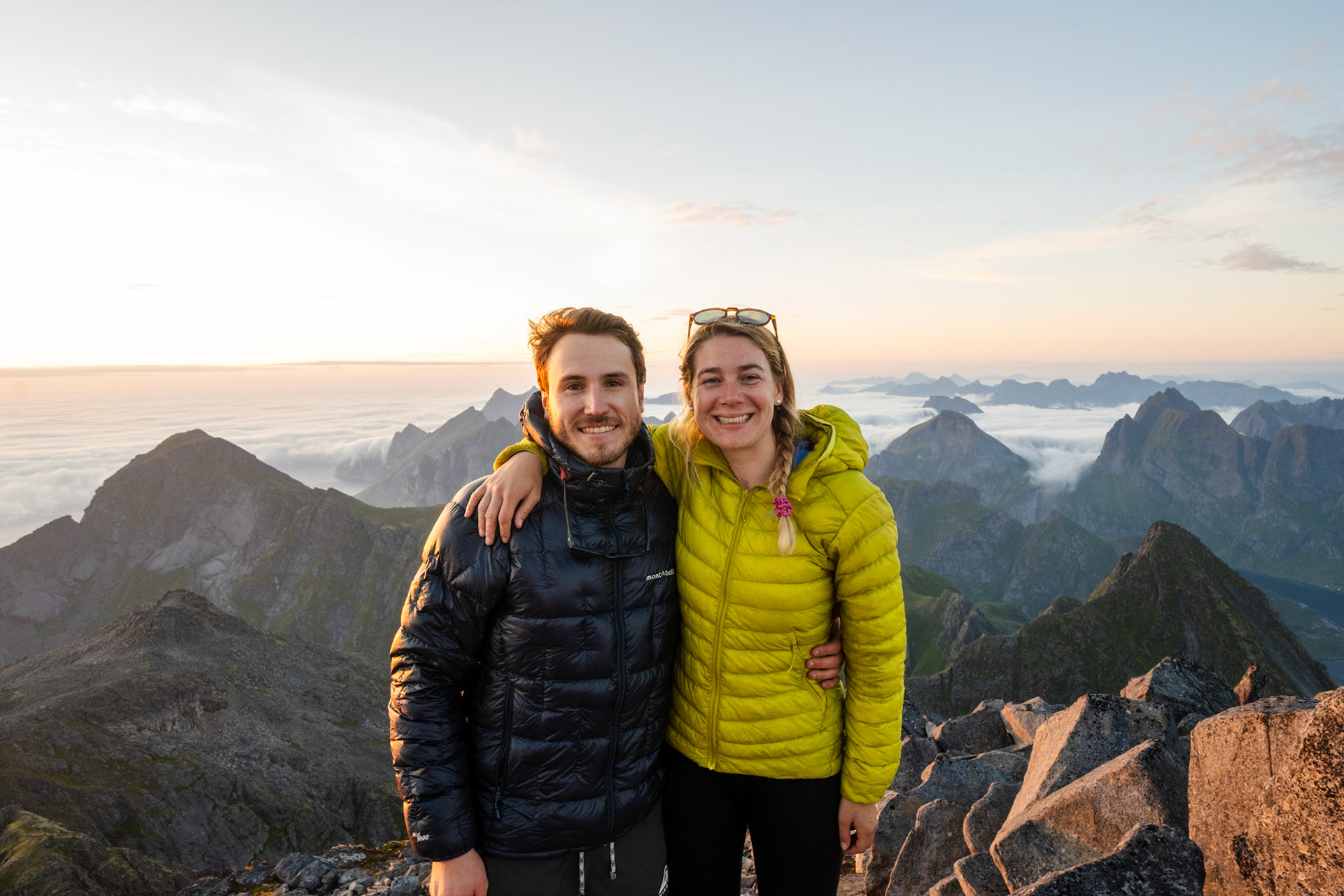 At the top we had a 360 degree view of the archipelago. Easily the highlight of the trip - two summits including the tallest mountain in one day.