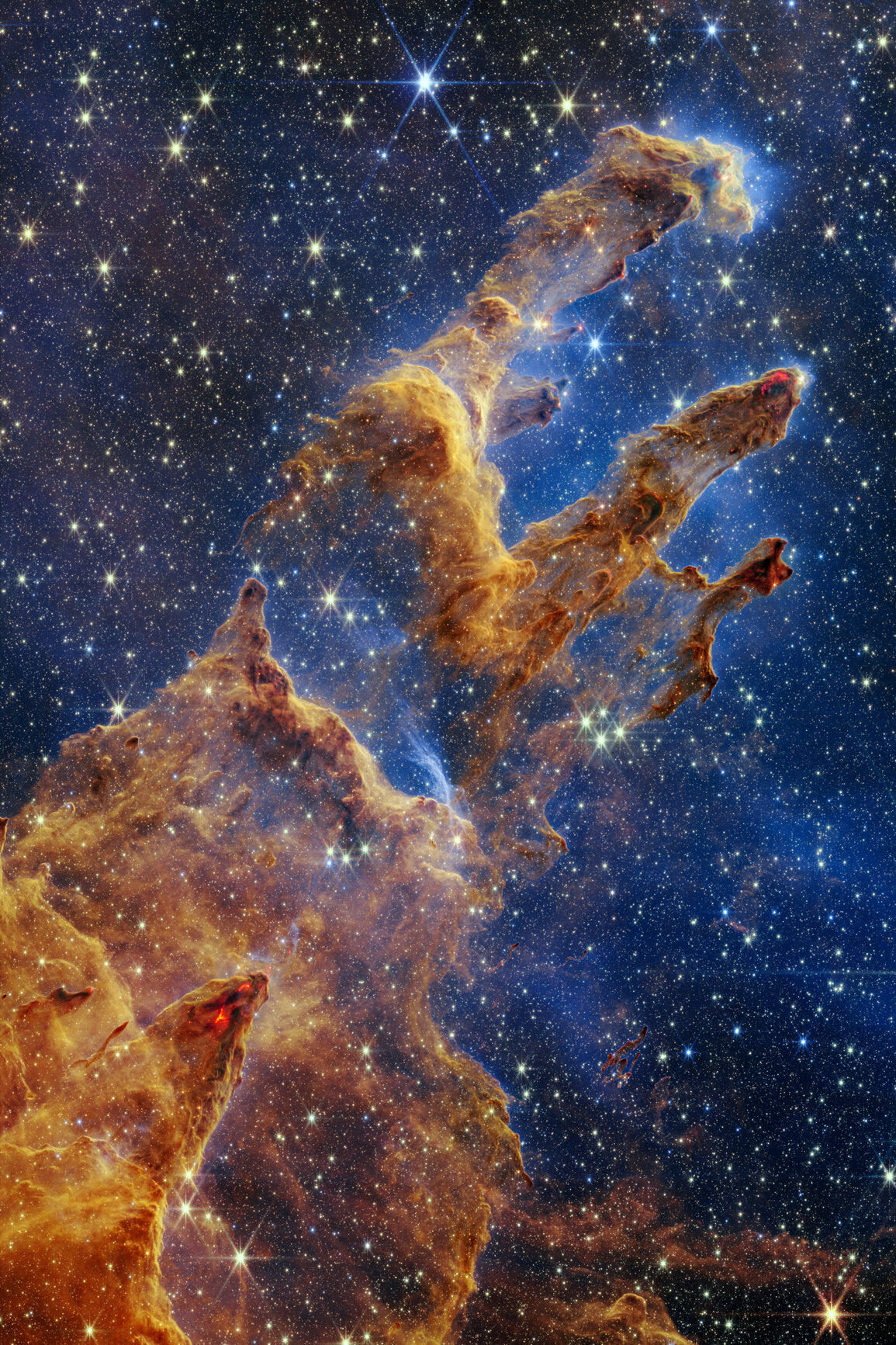 James Webb Telescope view of previously unseen space, taken in October 2022