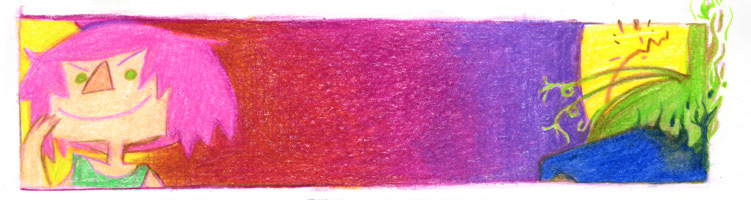 Wow, much colour. This is a fully coloured panel, calling out for linework and speech bubbles.