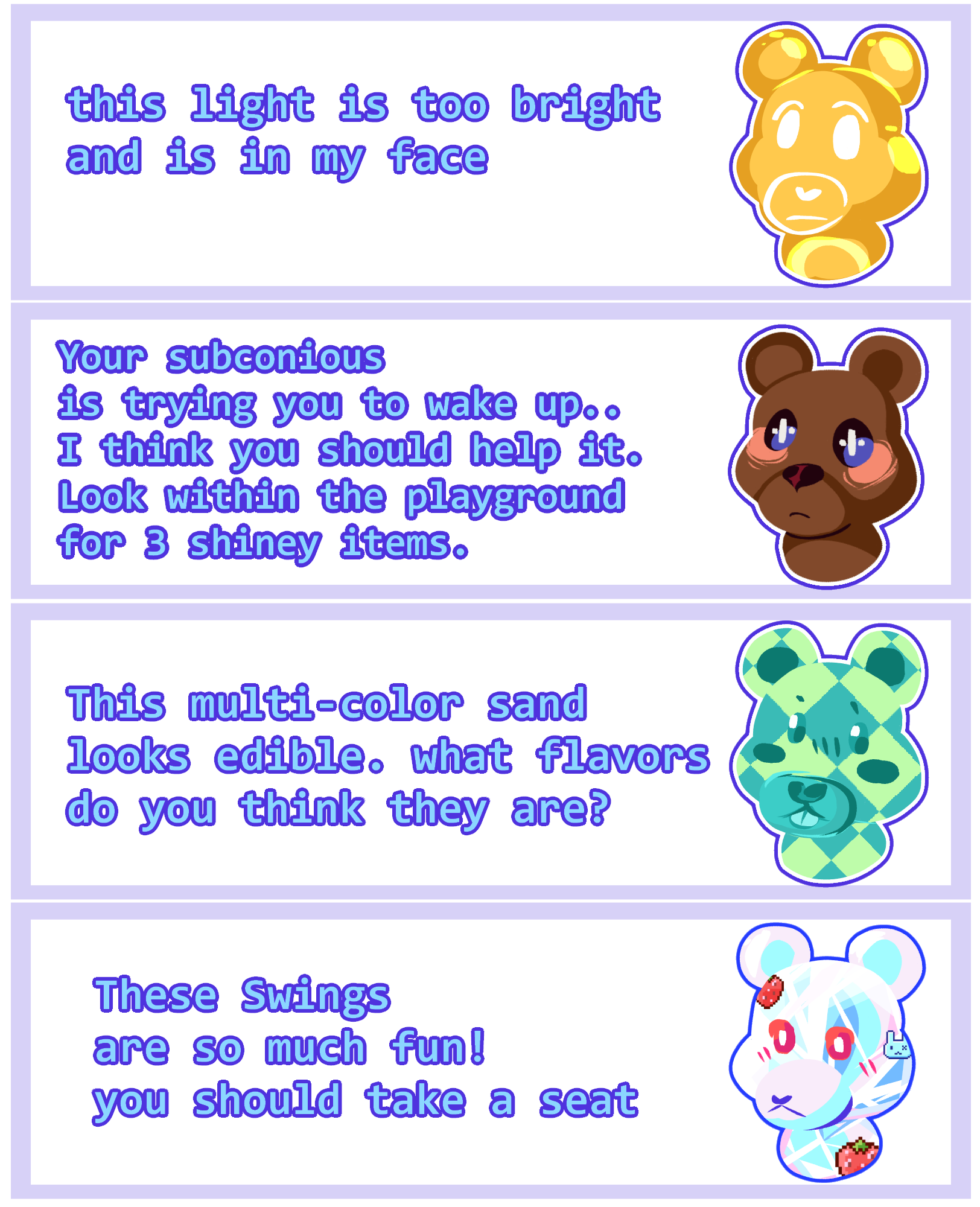 Character/UI dialogue Dialouge