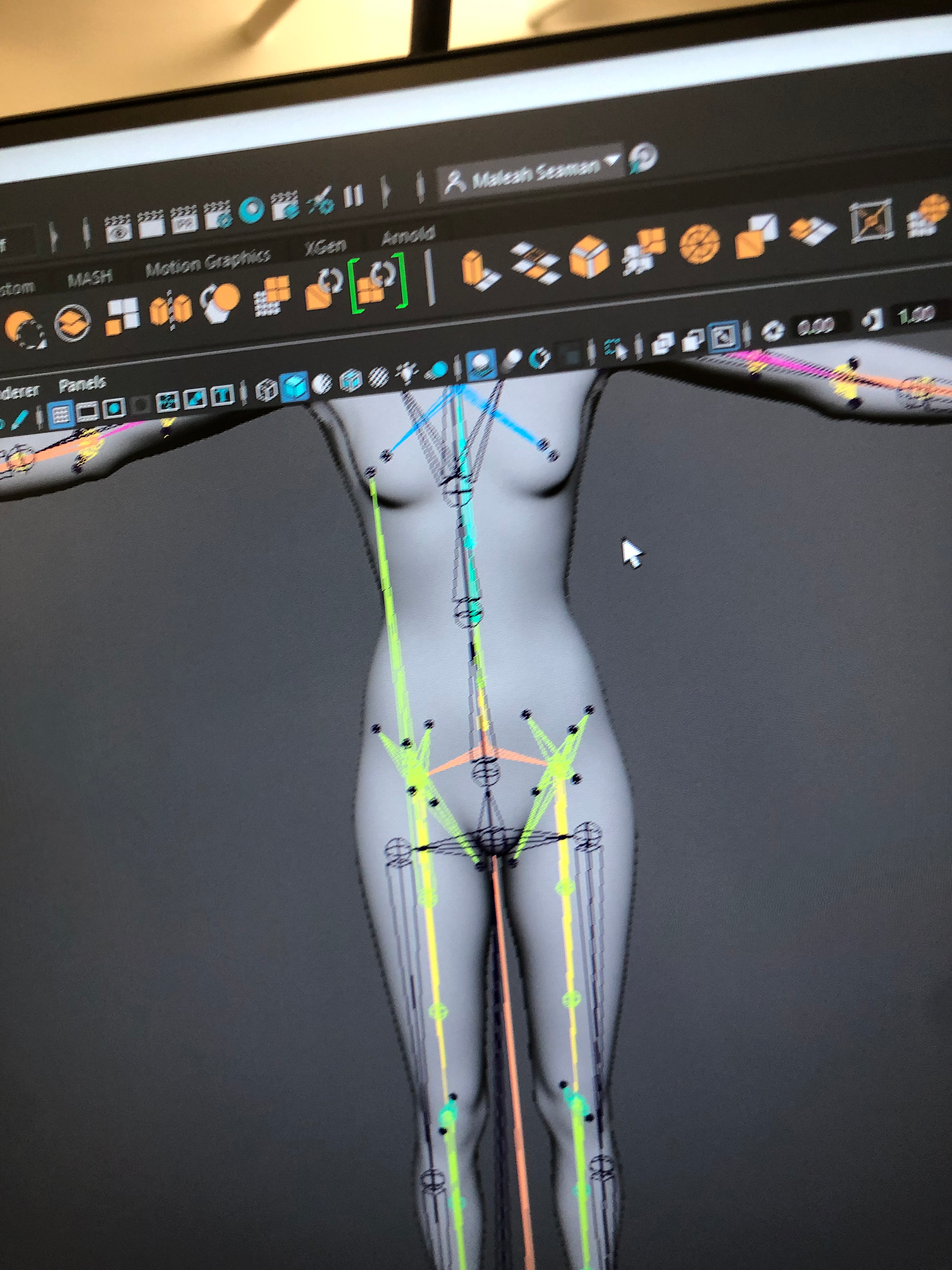 Maya Motion Capture clean up #2