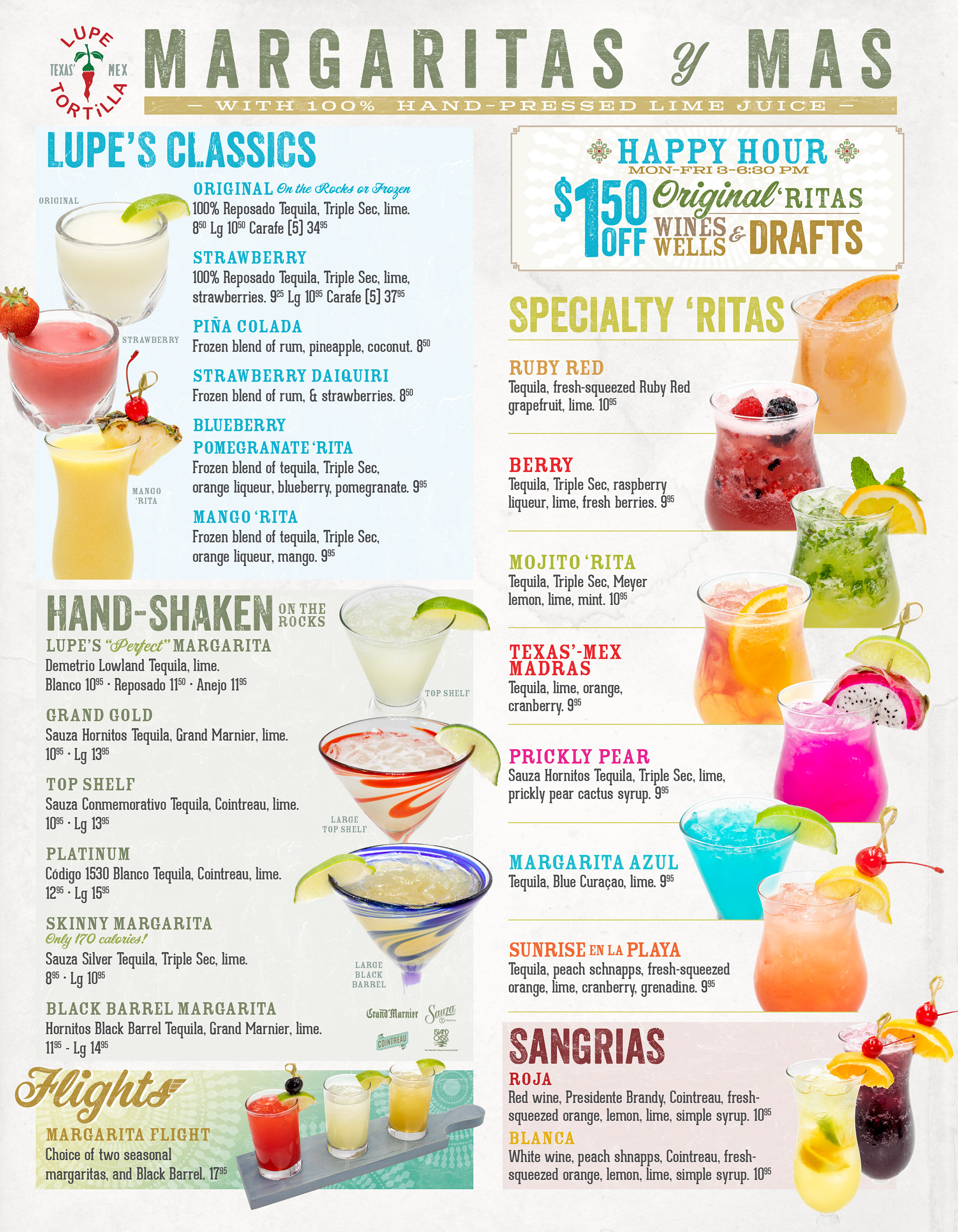 Drink Menu redesign